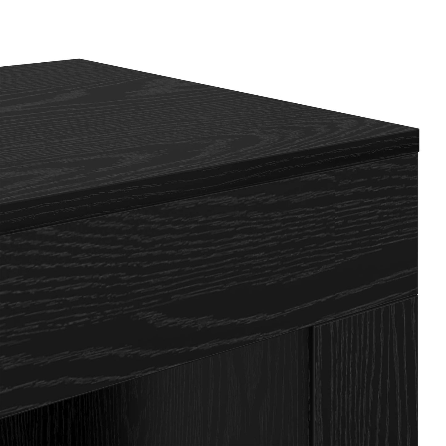Sidebord Sort eg 60 x 40 x 65 cm Konstrueret træ