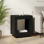 Sidebord Sort eg 60 x 40 x 65 cm Konstrueret træ