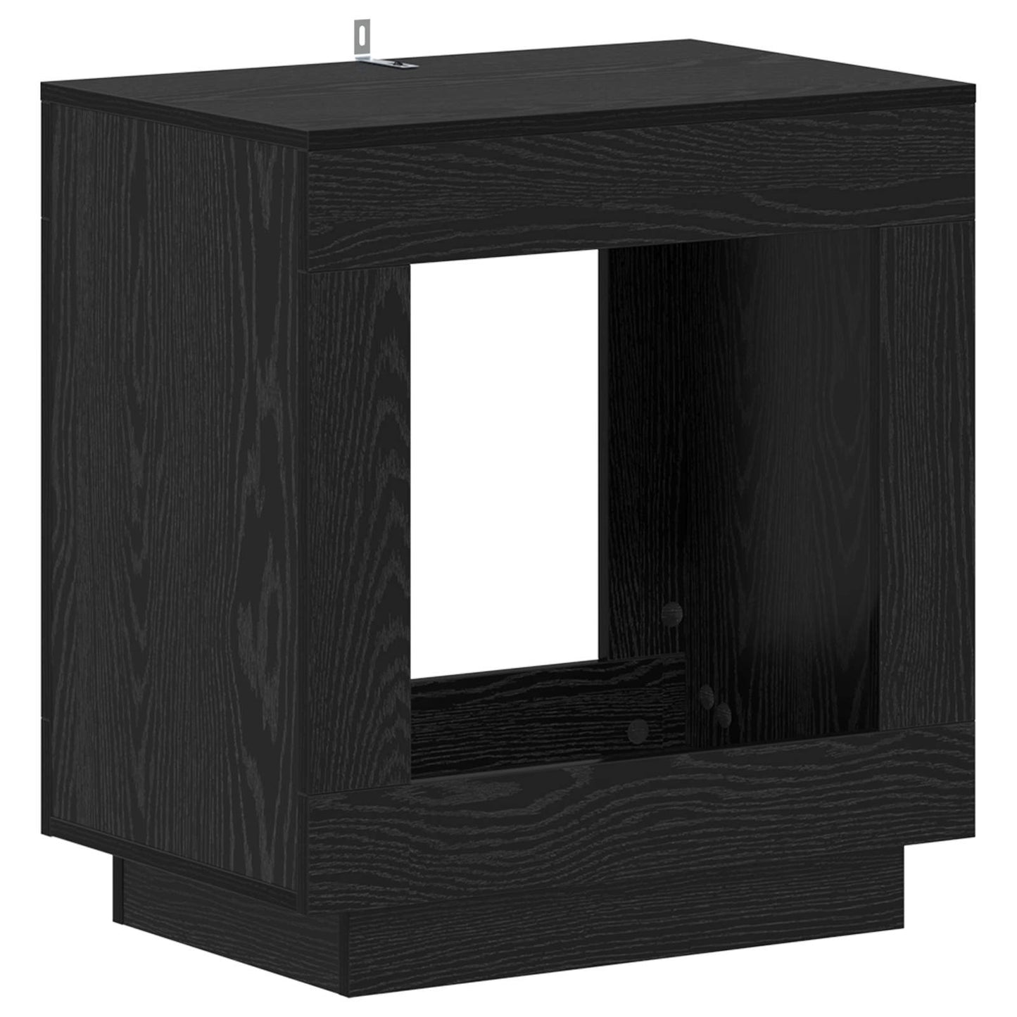 Sidebord Sort eg 60 x 40 x 65 cm Konstrueret træ