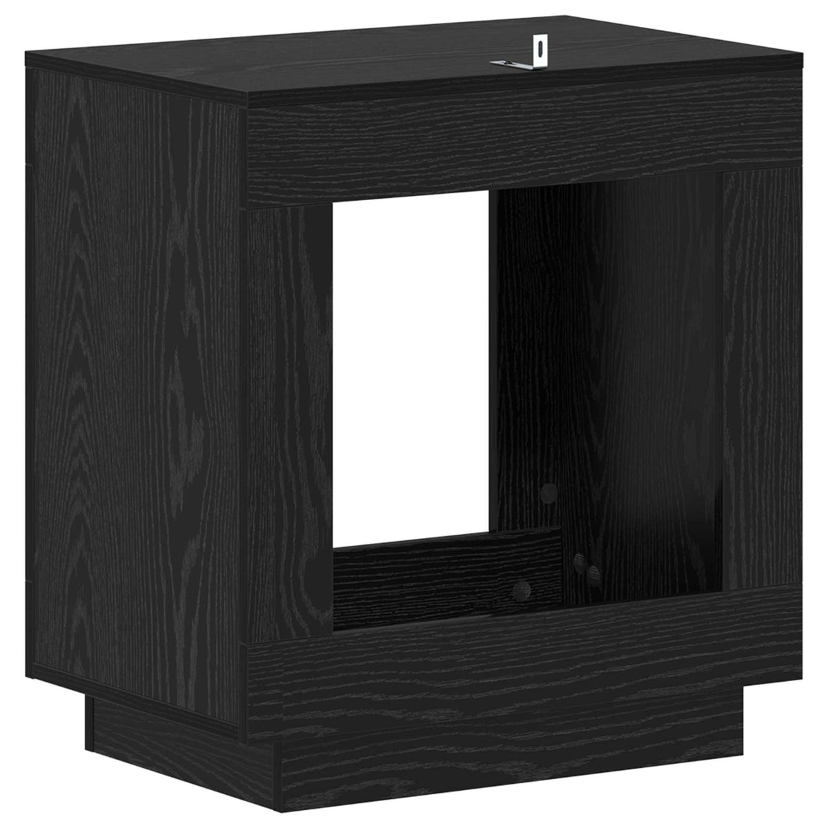 Sidebord Sort eg 60 x 40 x 65 cm Konstrueret træ
