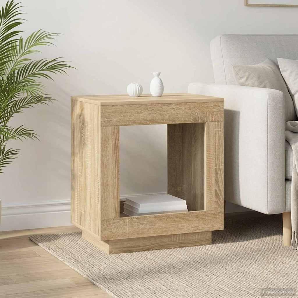Sidebord Sonoma-eg 60 x 40 x 65 cm Konstrueret træ