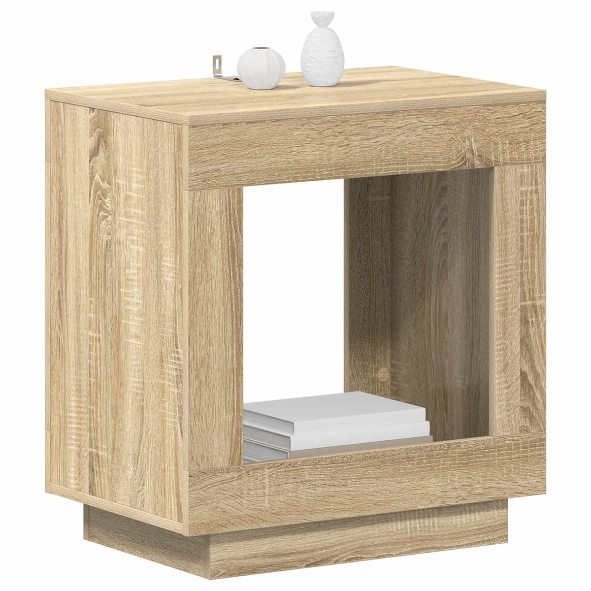 Sidebord Sonoma-eg 60 x 40 x 65 cm Konstrueret træ