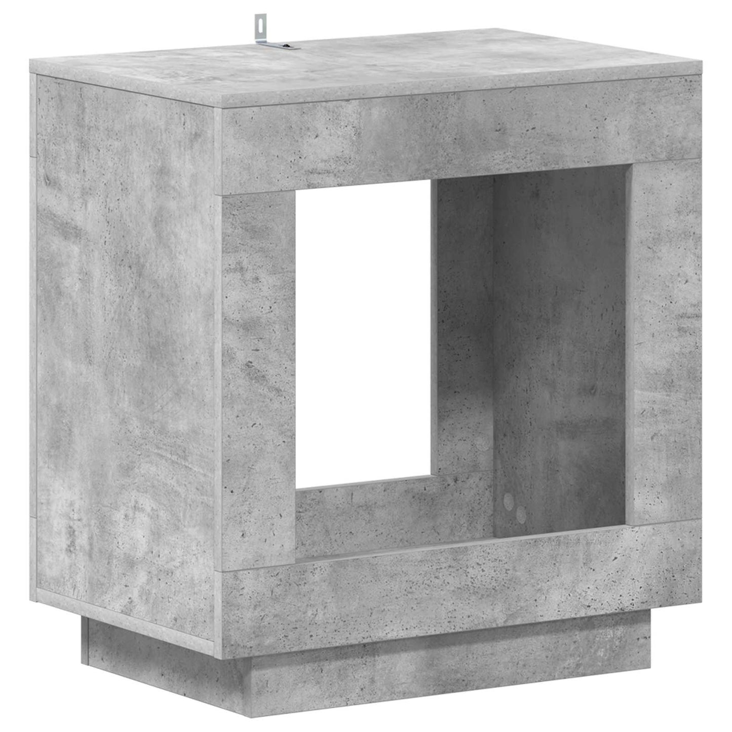 Sidebord Betongrå 60 x 40 x 65 cm Konstrueret træ