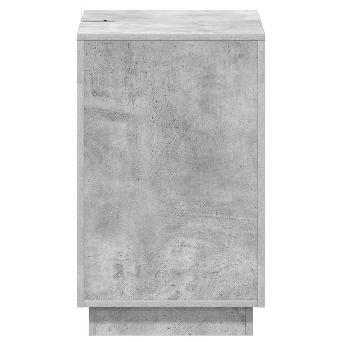 Sidebord Betongrå 60 x 40 x 65 cm Konstrueret træ