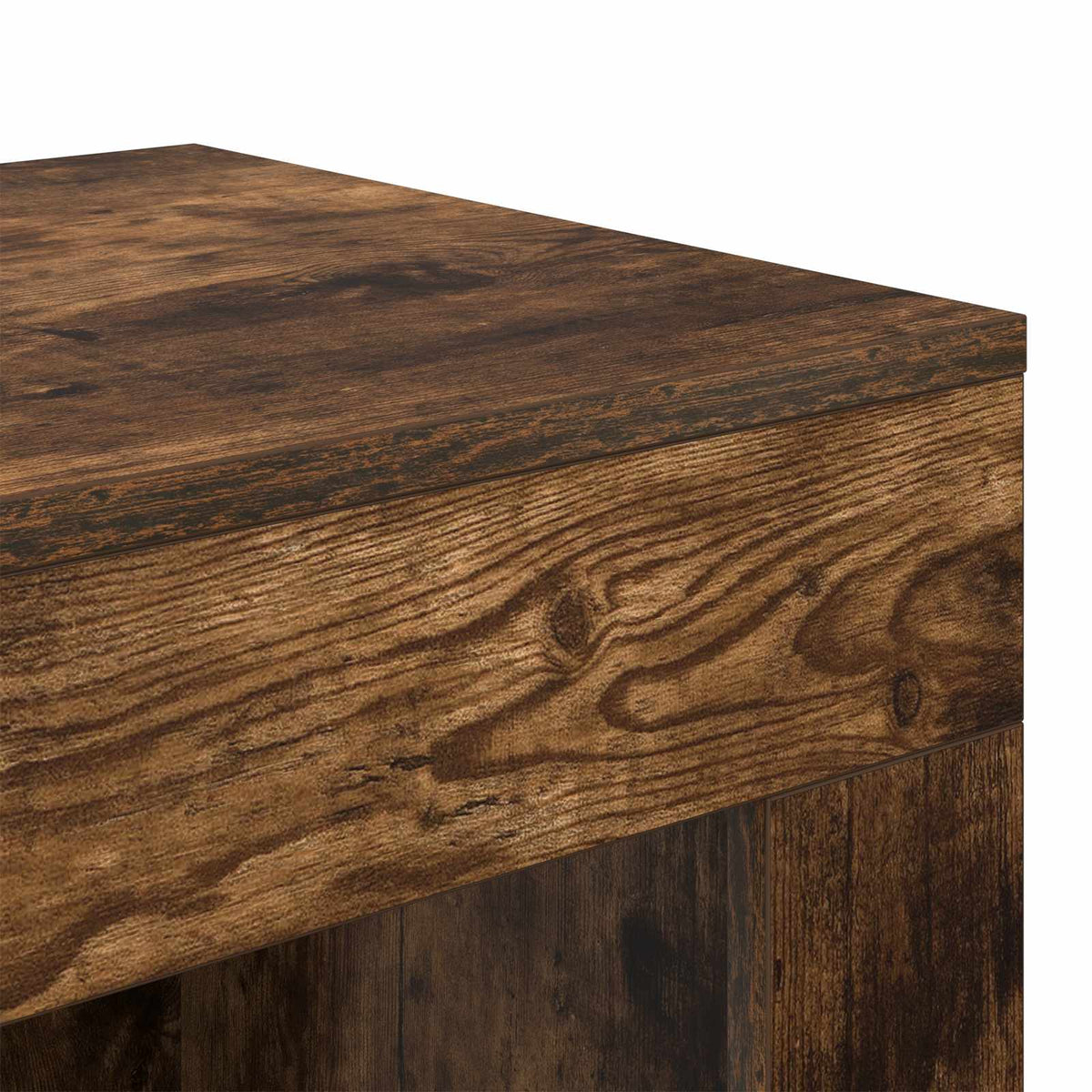 Sidebord Røget eg 60 x 40 x 65 cm Konstrueret træ