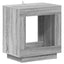 Sidebord Grå sonoma-eg 60 x 40 x 65 cm Konstrueret træ