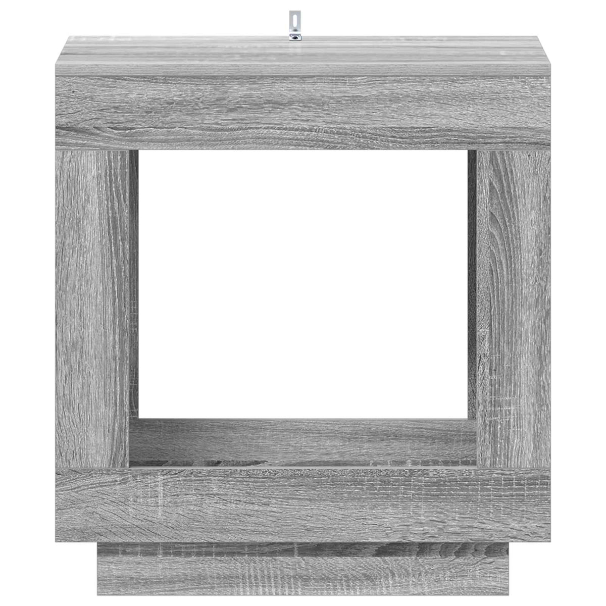 Sidebord Grå sonoma-eg 60 x 40 x 65 cm Konstrueret træ