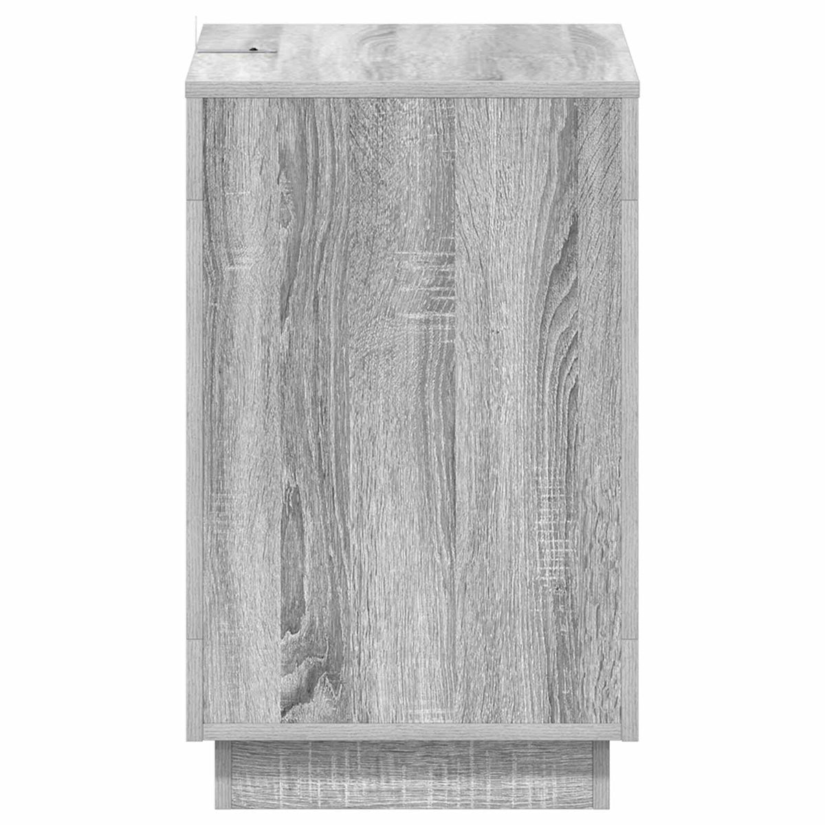 Sidebord Grå sonoma-eg 60 x 40 x 65 cm Konstrueret træ