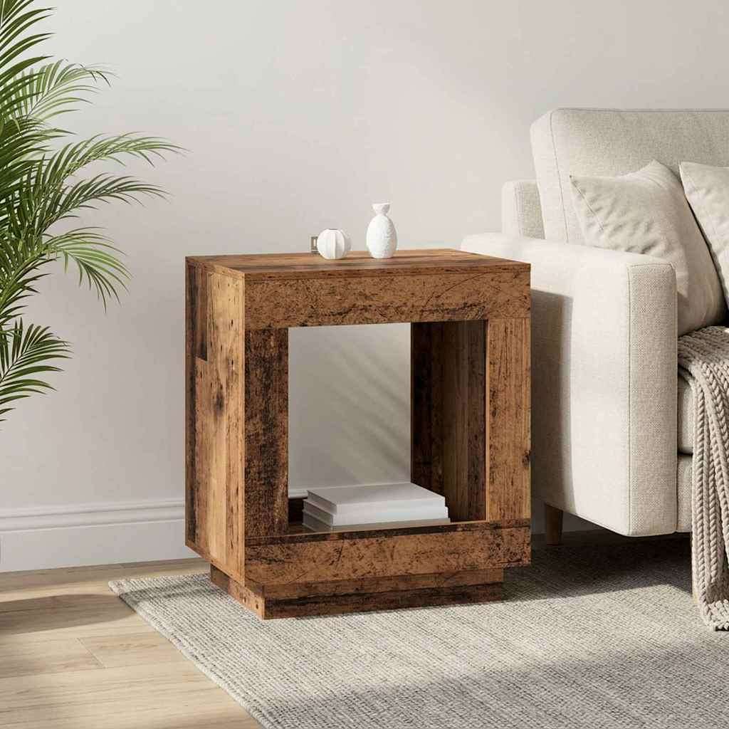 Sidebord Gammelt træ 60 x 40 x 65 cm Konstrueret træ