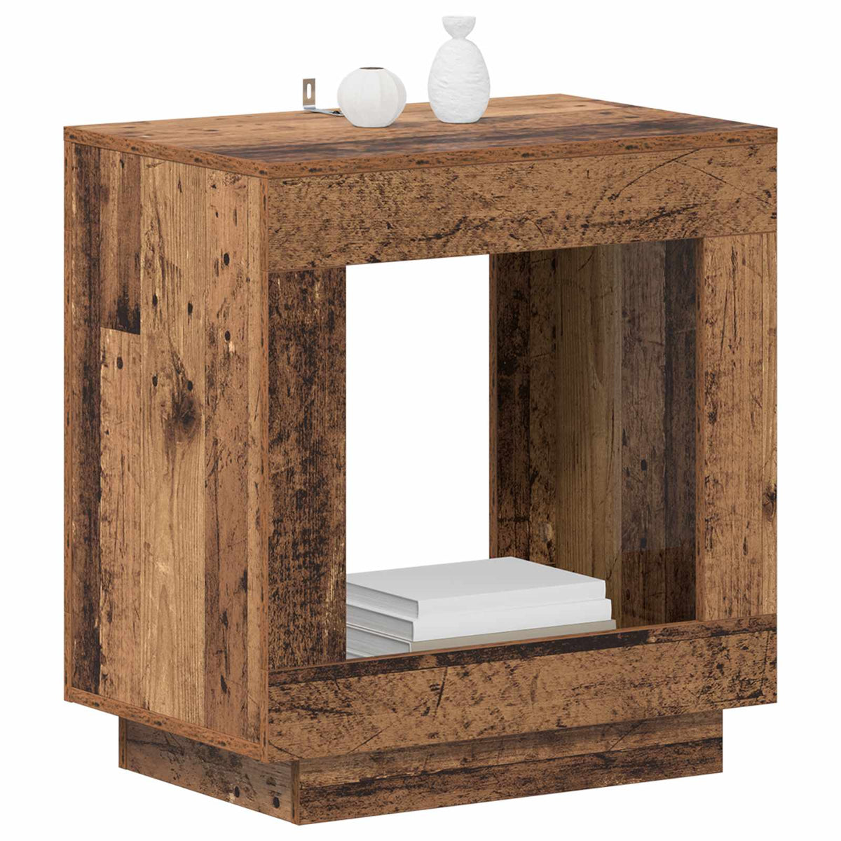 Sidebord Gammelt træ 60 x 40 x 65 cm Konstrueret træ