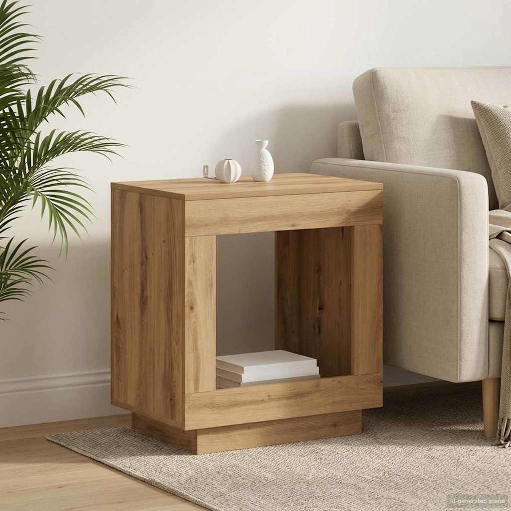 Sidebord Artisan-eg 60 x 40 x 65 cm Konstrueret træ