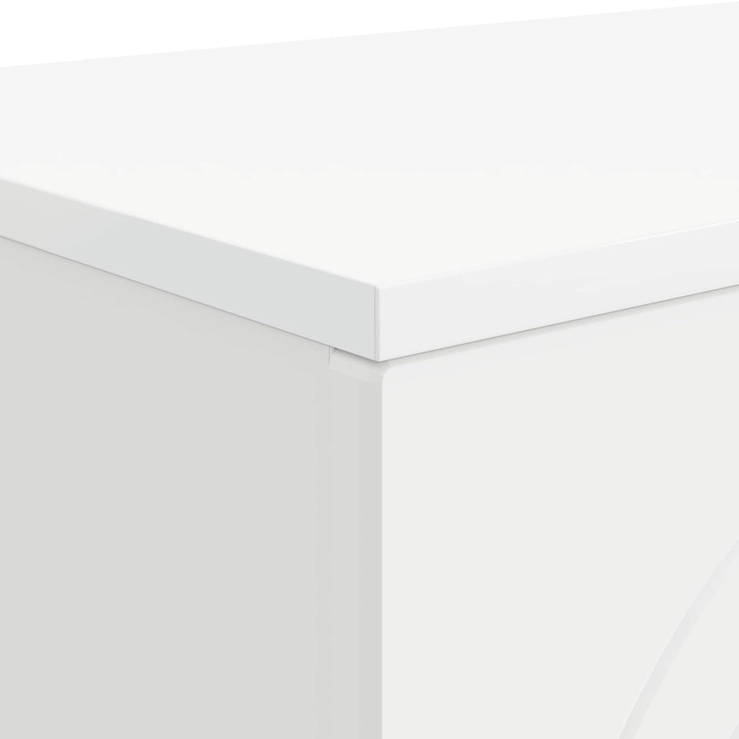 Sofabord Hvid 102 x 35 x 75 cm Konstrueret træ