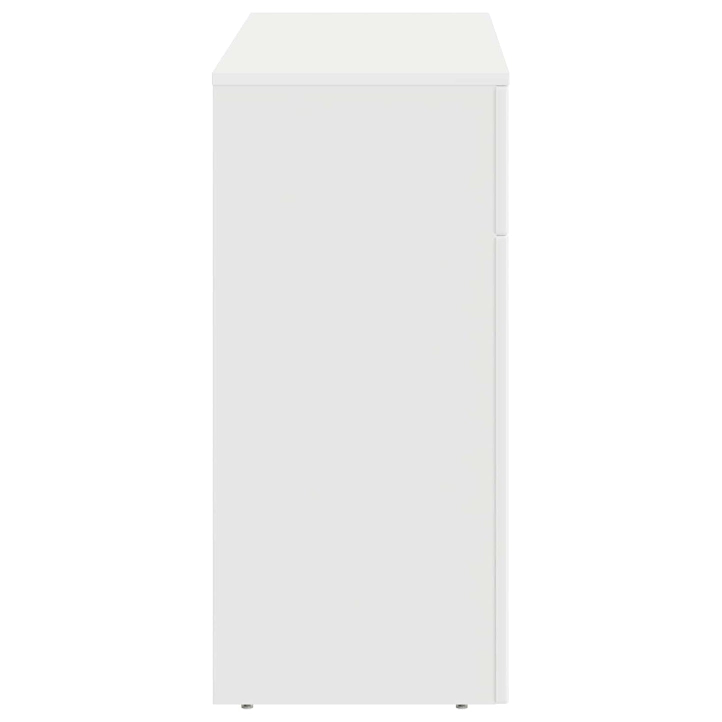 Sofabord Hvid 102 x 35 x 75 cm Konstrueret træ
