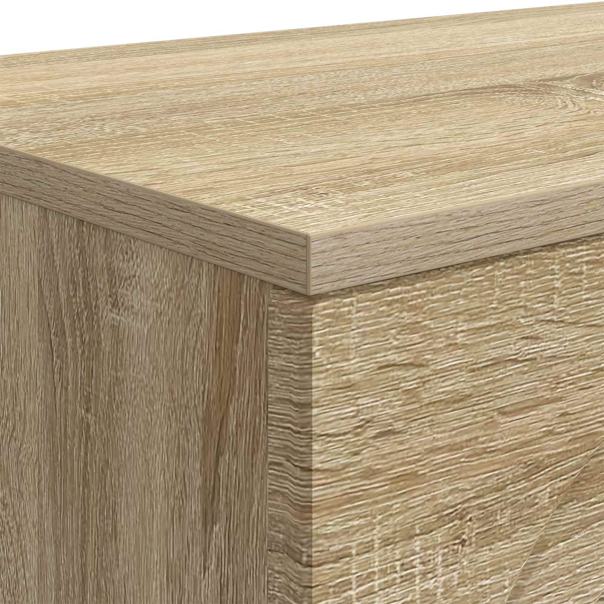 Sofabord Sonoma-eg 102 x 35 x 75 cm Konstrueret træ