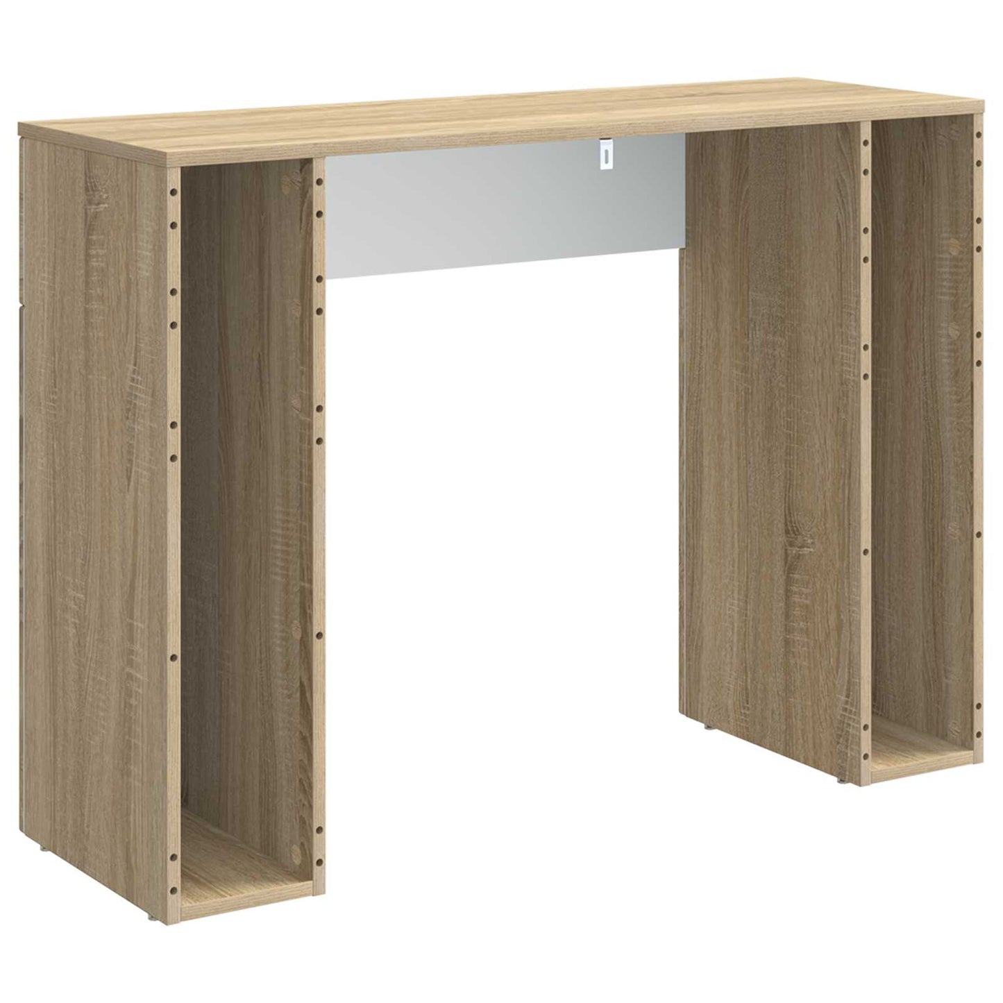Sofabord Sonoma-eg 102 x 35 x 75 cm Konstrueret træ