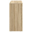 Sofabord Sonoma-eg 102 x 35 x 75 cm Konstrueret træ