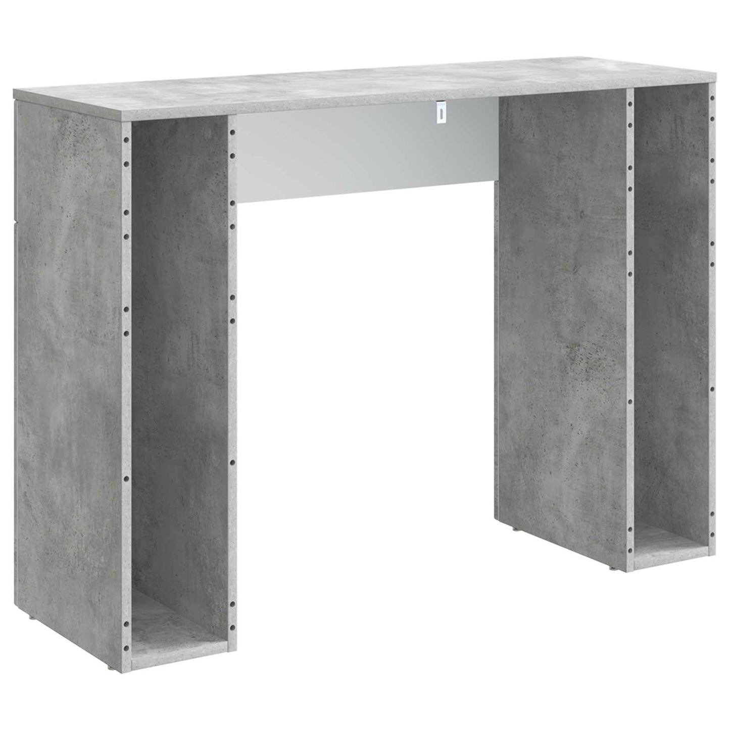 Sofabord Betongrå 102 x 35 x 75 cm Konstrueret træ