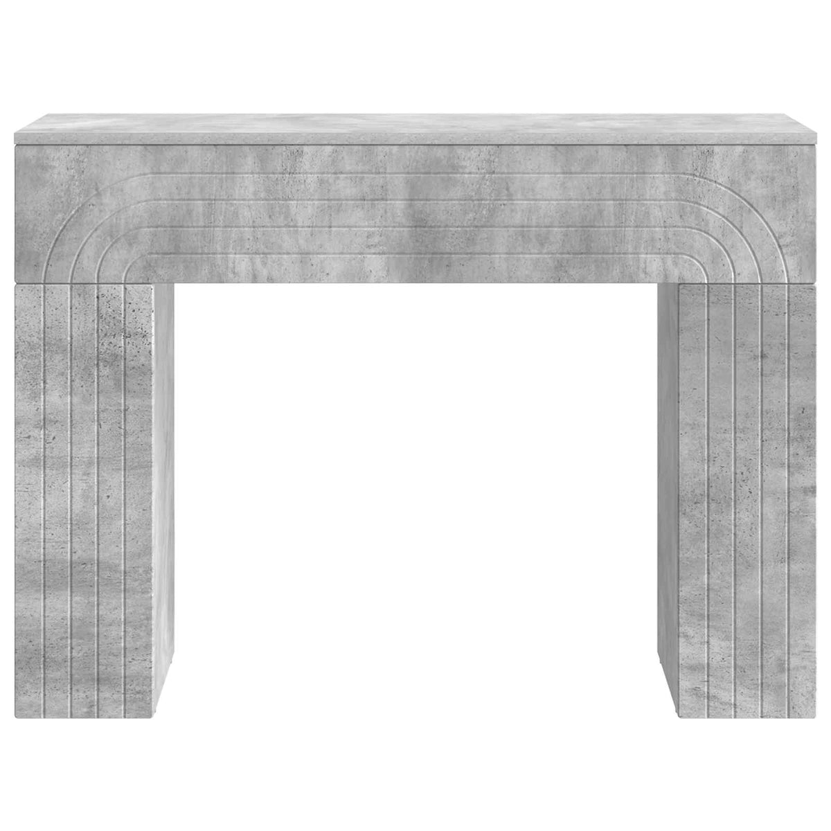 Sofabord Betongrå 102 x 35 x 75 cm Konstrueret træ