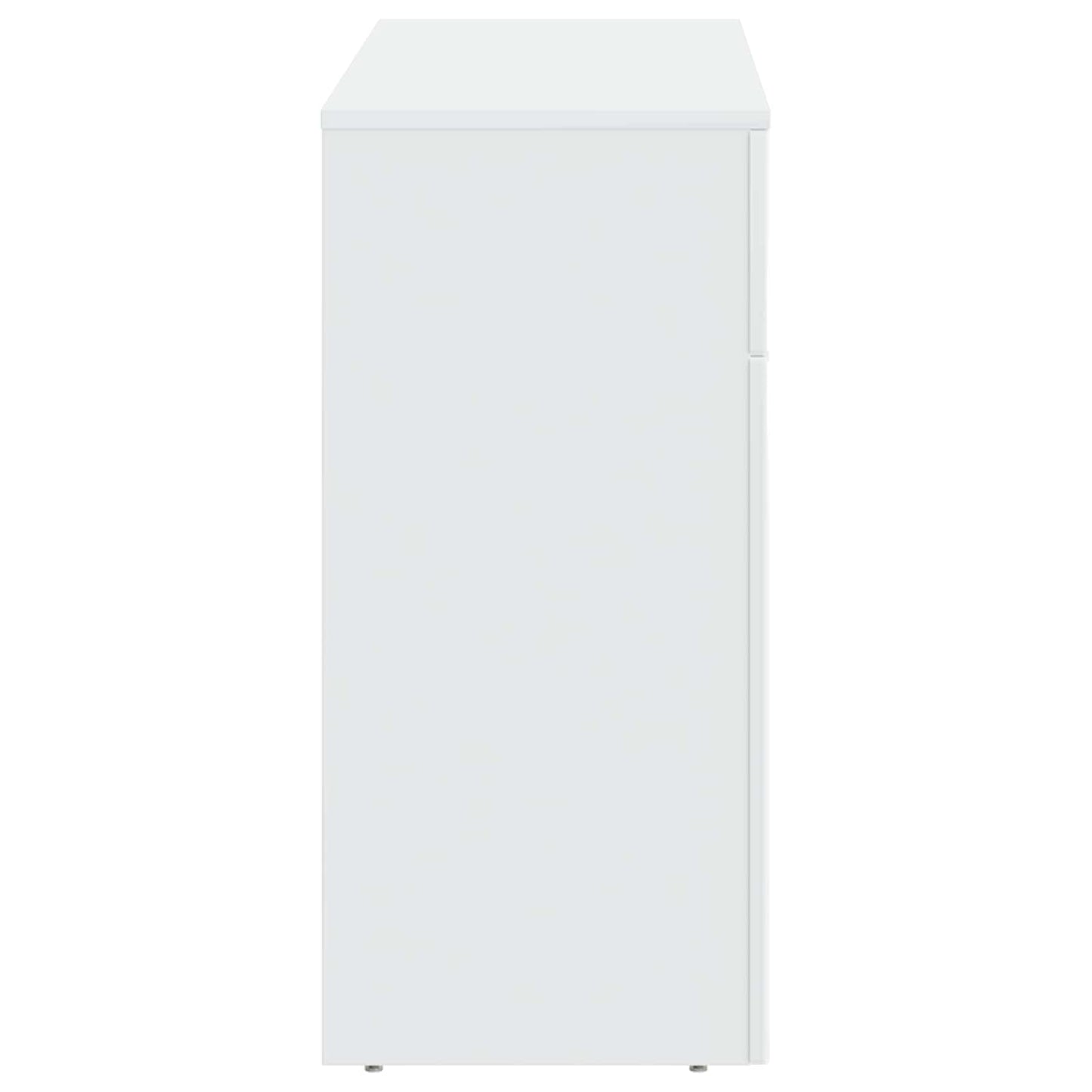 Sofabord Hvid højglans 102 x 35 x 75 cm Konstrueret træ