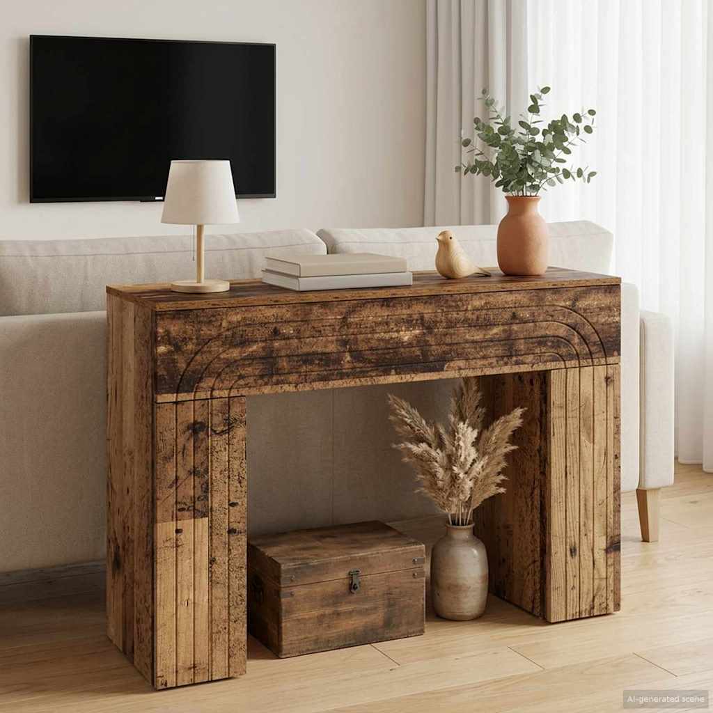 Sofabord Gammelt træ 102 x 35 x 75 cm Konstrueret træ