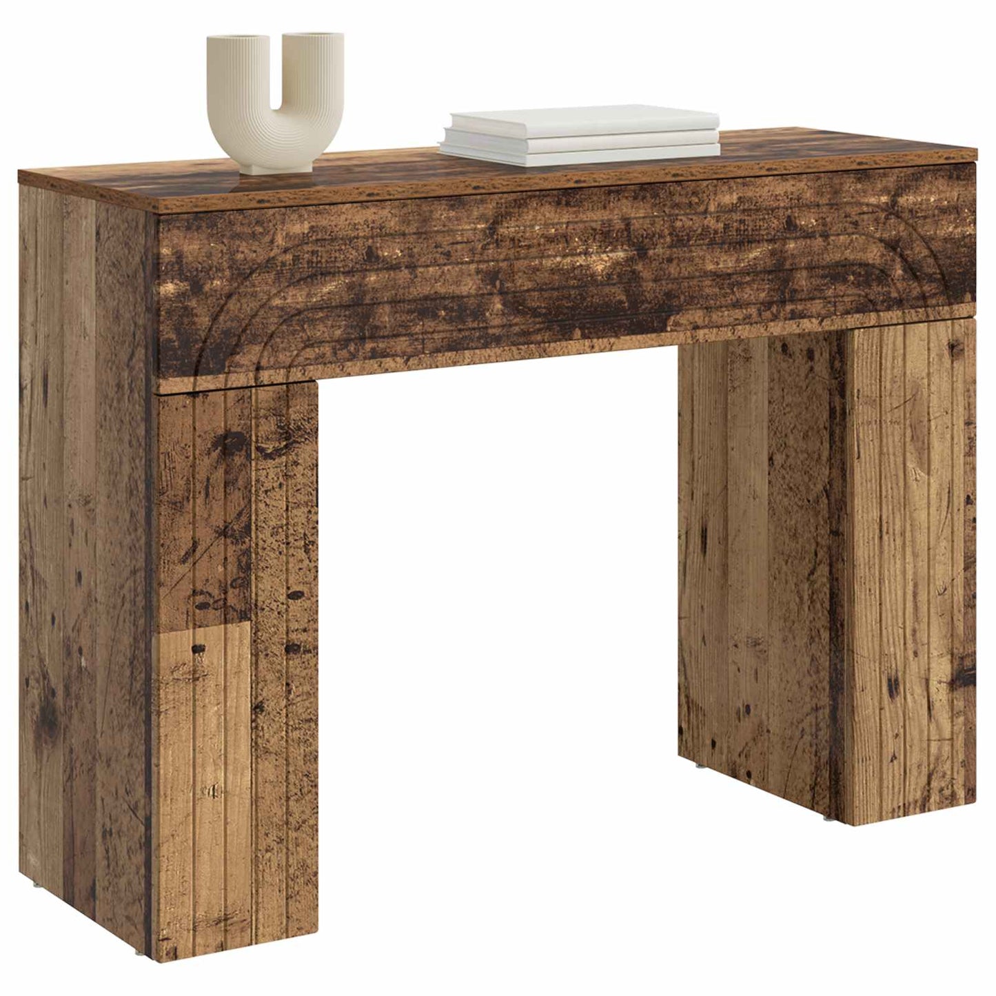 Sofabord Gammelt træ 102 x 35 x 75 cm Konstrueret træ