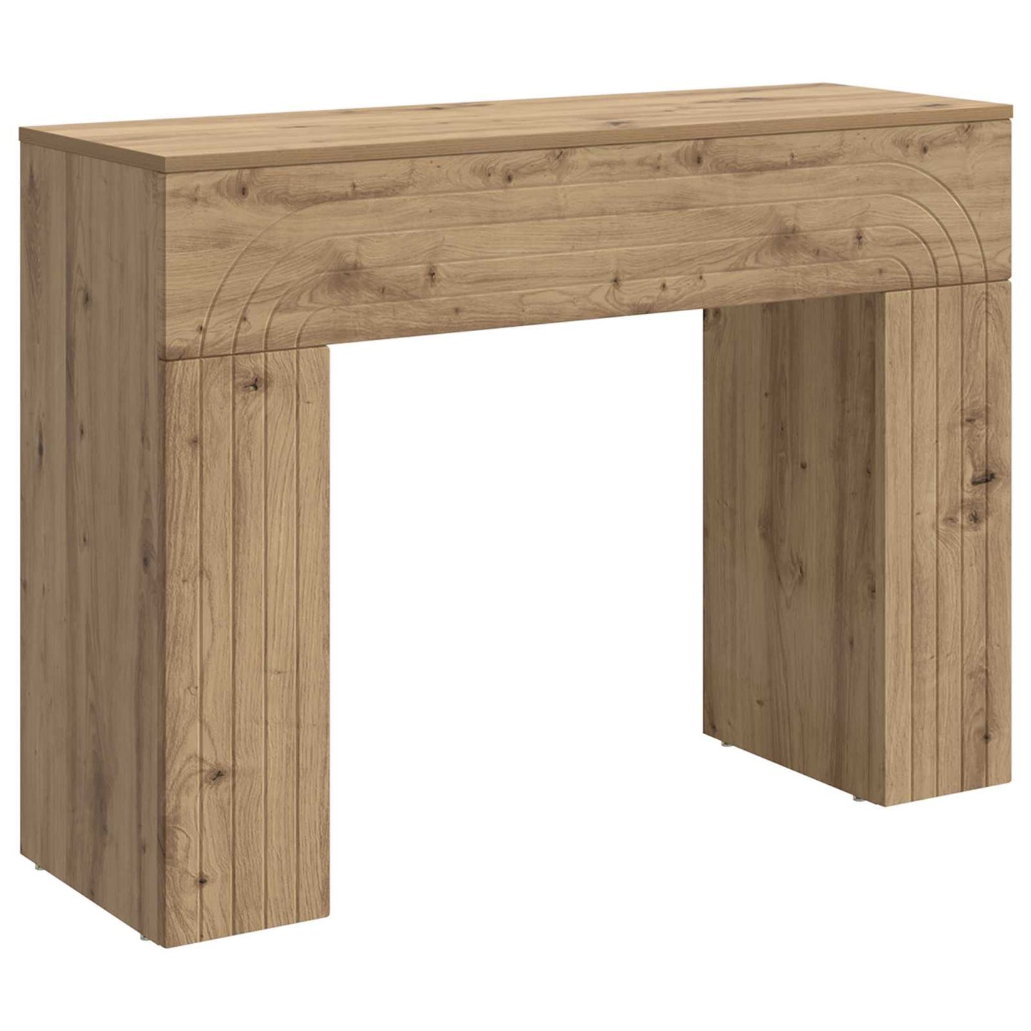 Sofabord Artisan-eg 102 x 35 x 75 cm Konstrueret træ