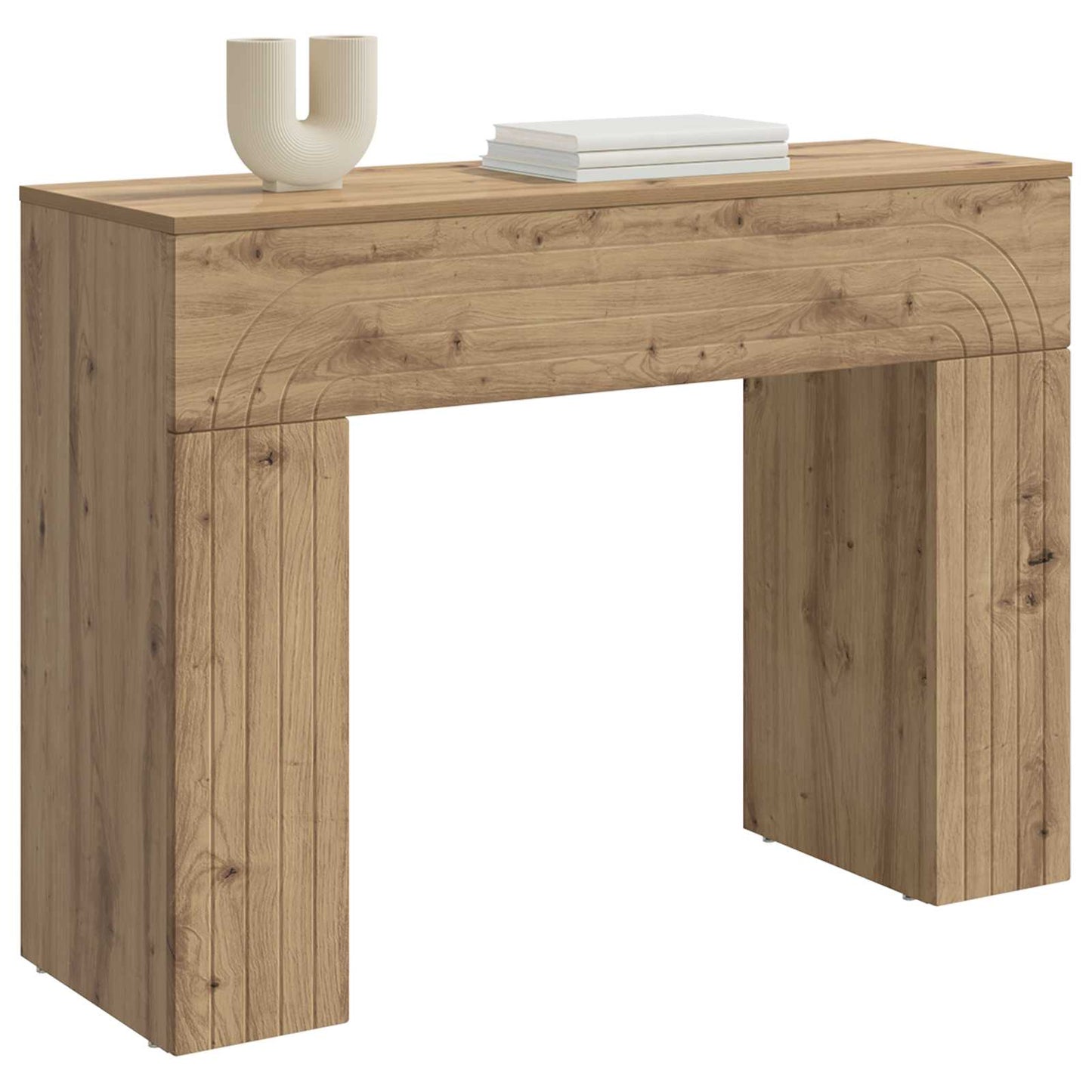 Sofabord Artisan-eg 102 x 35 x 75 cm Konstrueret træ