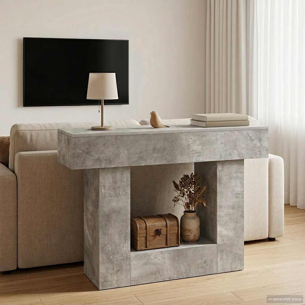 BetonGrå 101 x 30 x 74 cm