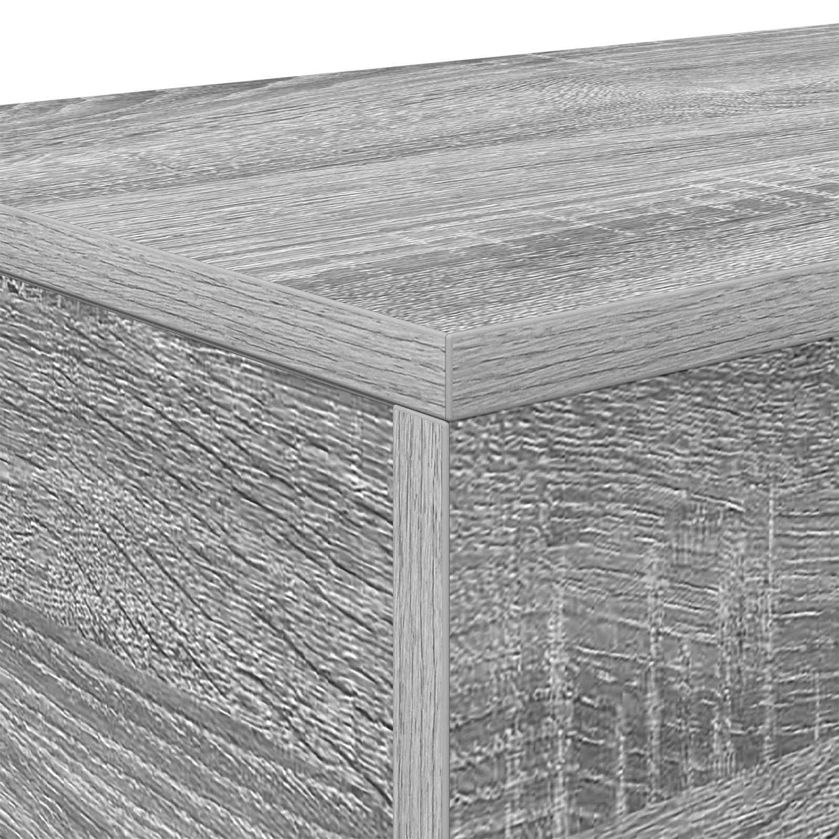 Grå Sonoma 160 x 30 x 74 cm