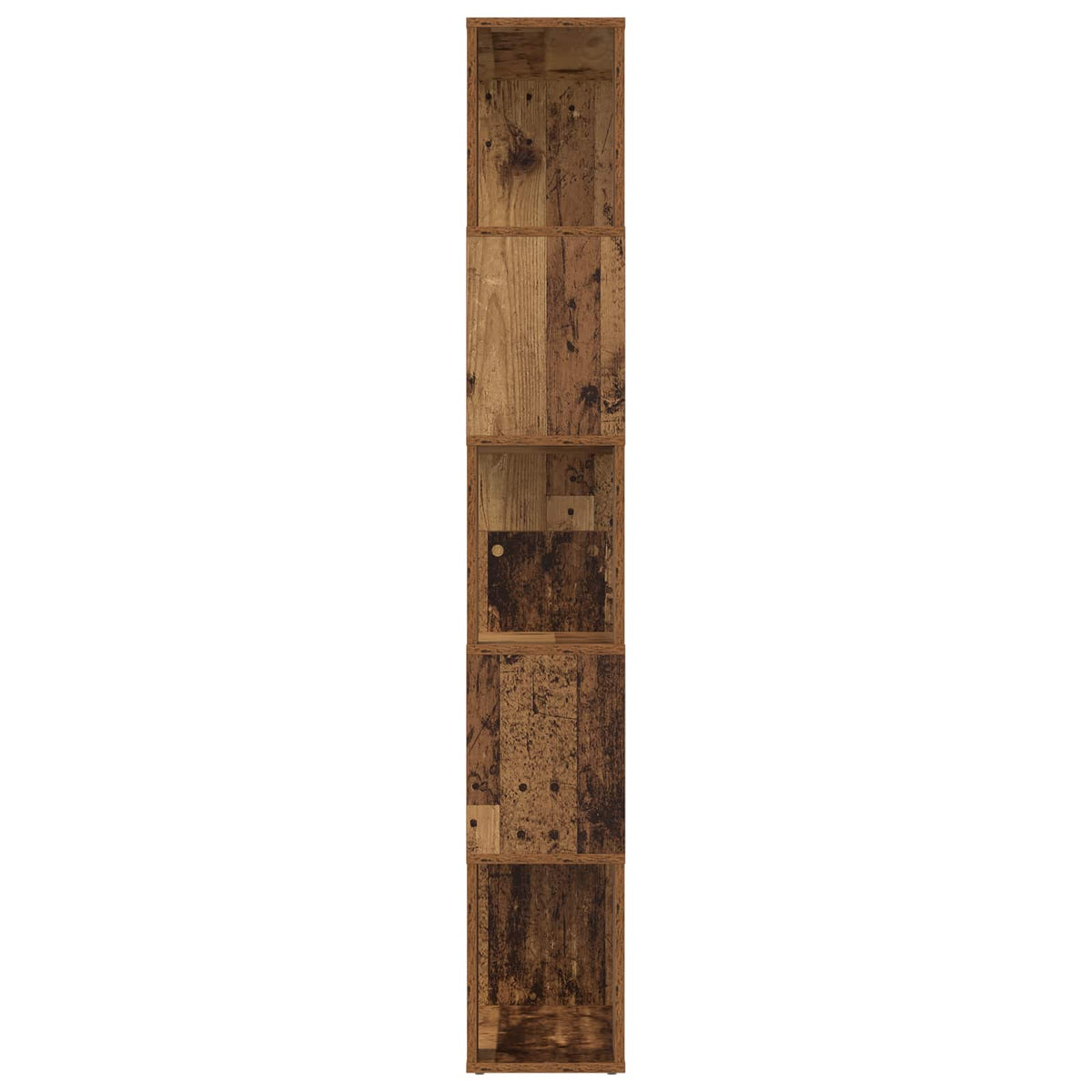 Bogskab 80 x 24 x 159 cm Konstrueret træ Gammelt træ