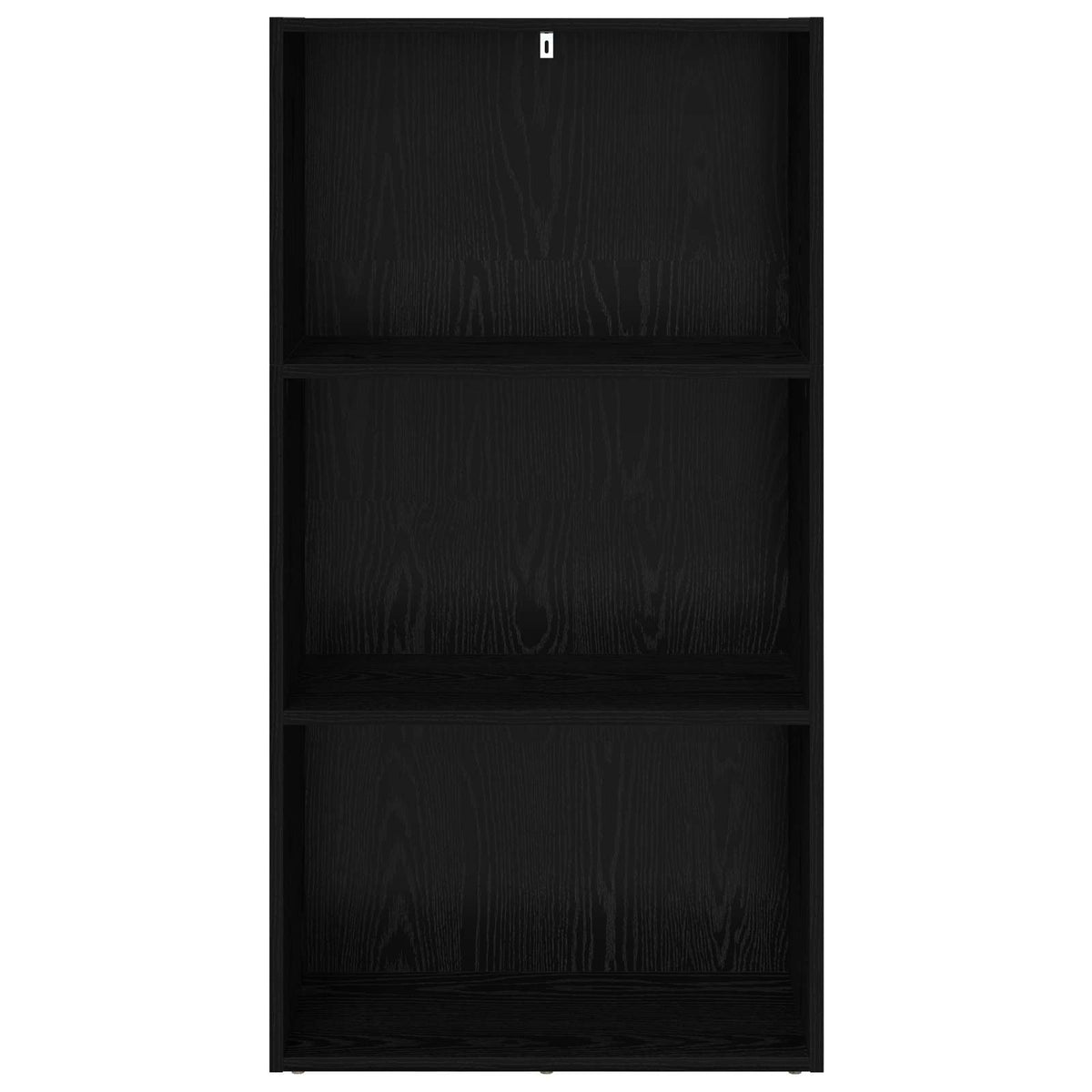 Bogreol 60 x 30 x 114 cm Konstrueret træ Sort eg