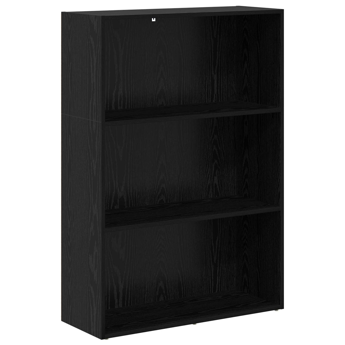 Bogreol 80 x 30 x 114 cm Konstrueret træ Sort eg