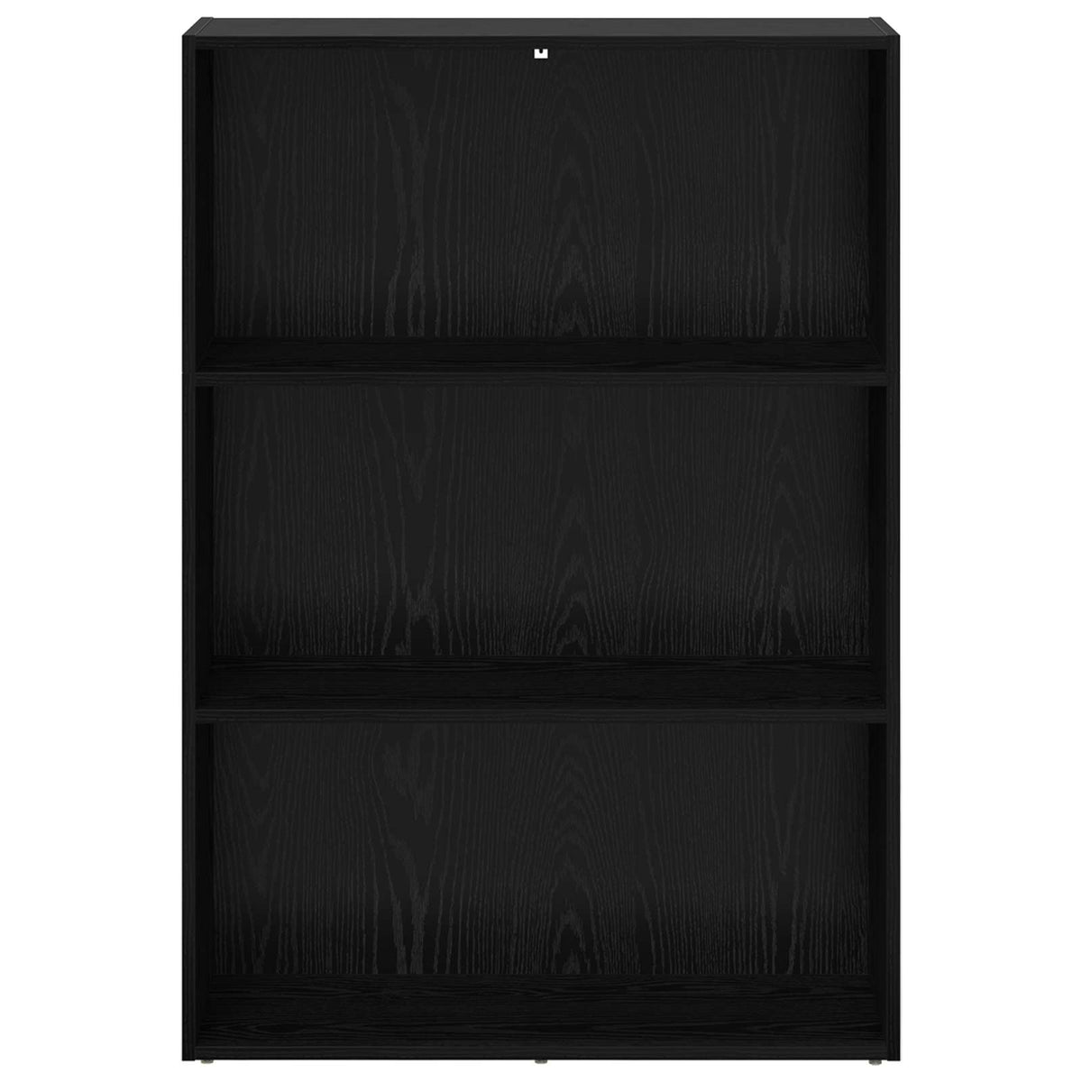 Bogreol 80 x 30 x 114 cm Konstrueret træ Sort eg