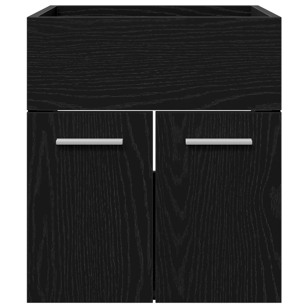 Vaskeskab Sort eg 41 x 38,5 x 46 cm Konstrueret træ