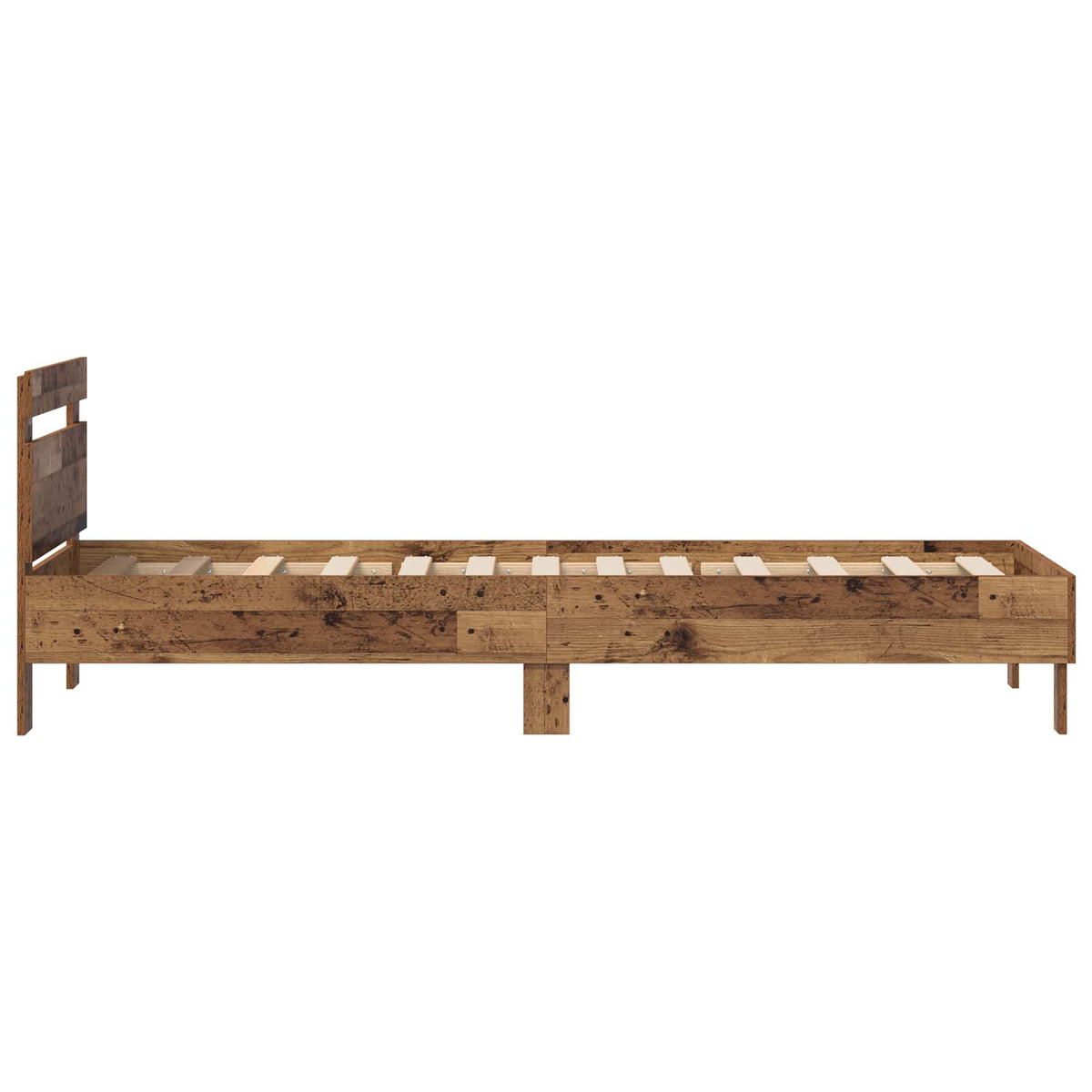 Sengestel Gammelt træ 75 x 190 cm Konstrueret træ