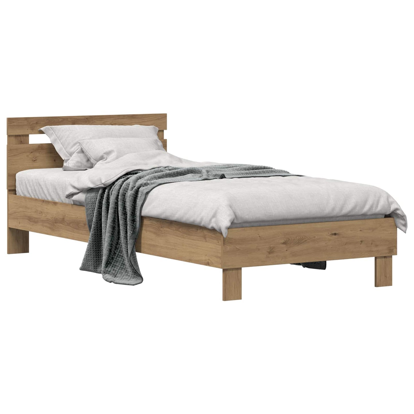 Sengestel Artisan Egetræ 75 x 190 cm Konstrueret træ