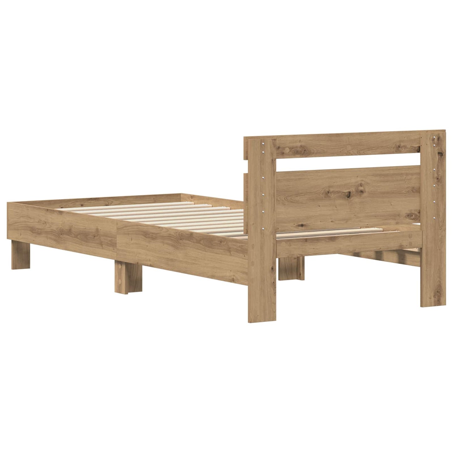 Sengestel Artisan Egetræ 75 x 190 cm Konstrueret træ