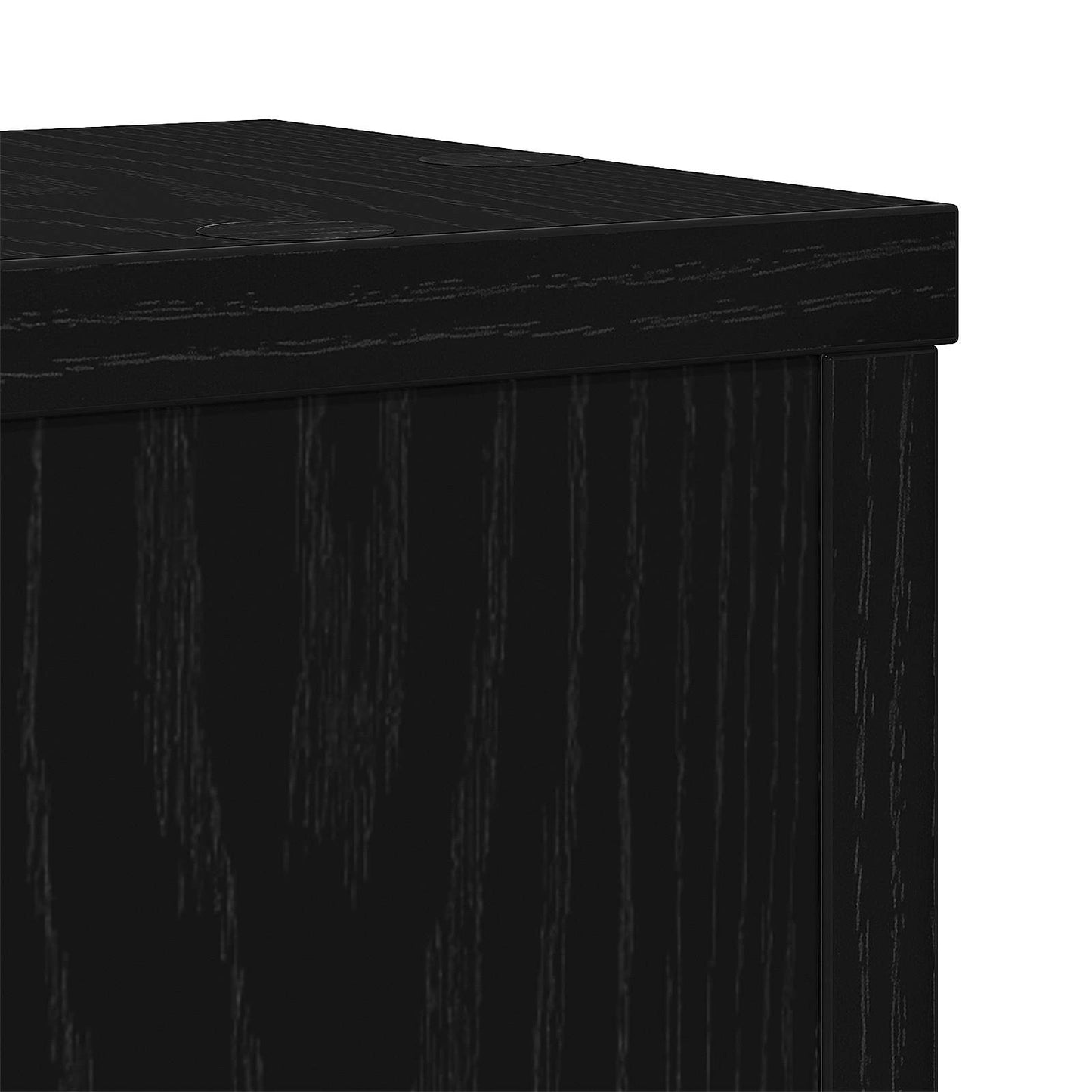 Planteholder 2 stk. Sort eg 15 x 15 x 20 cm Konstrueret træ