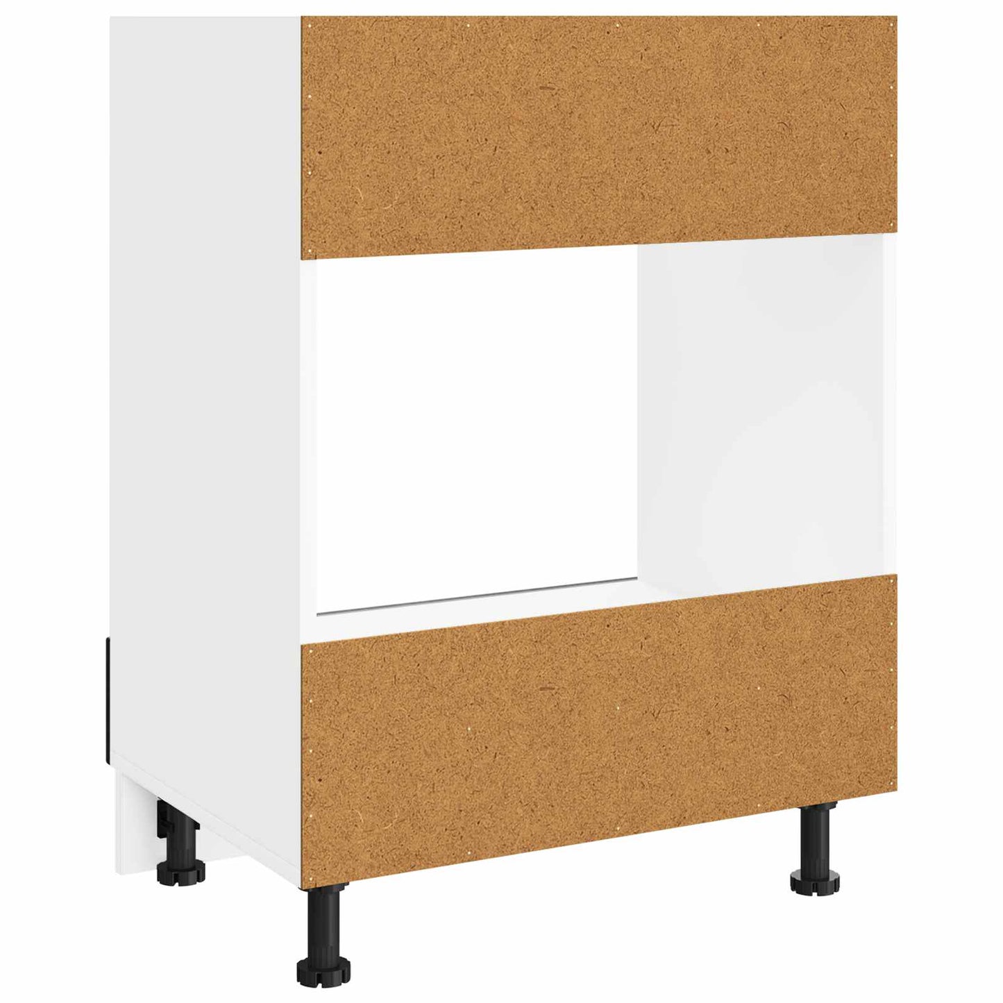 Ovnskab LUCCA Sort eg 60 x 46 x 81,5 cm Konstrueret træ