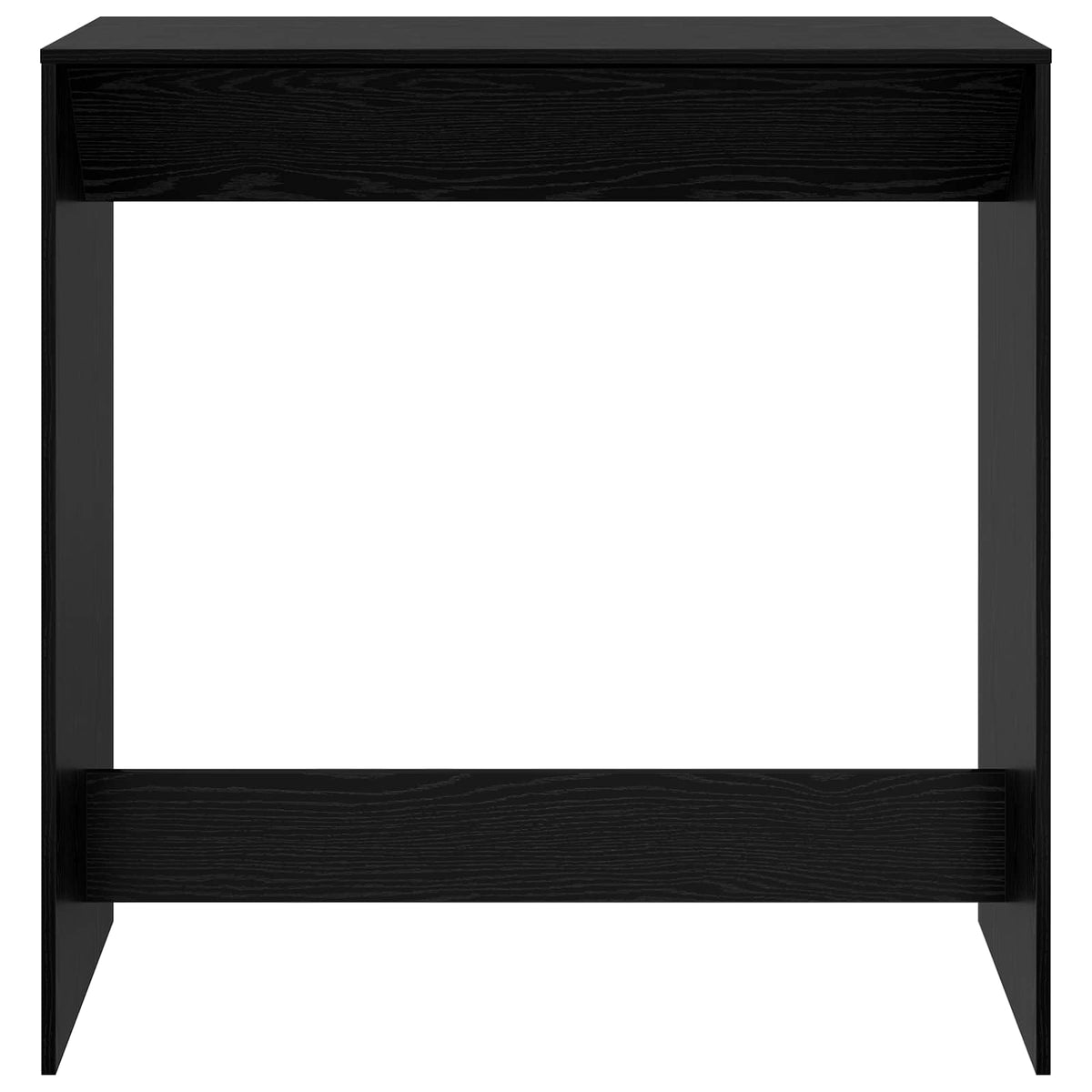 Barbord 102 x 50 x 103,5 cm Konstrueret træ Sort eg Rektangulær