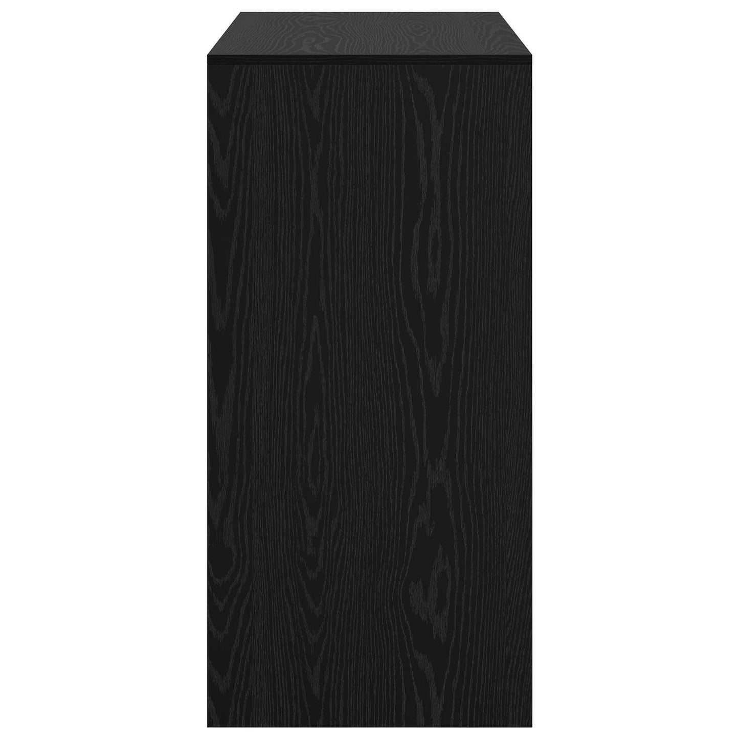 Barbord 102 x 50 x 103,5 cm Konstrueret træ Sort eg Rektangulær