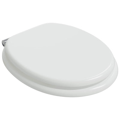 Blødt lukket toiletbræt 2 stk. Hvid 44 x 38 cm MDF plade