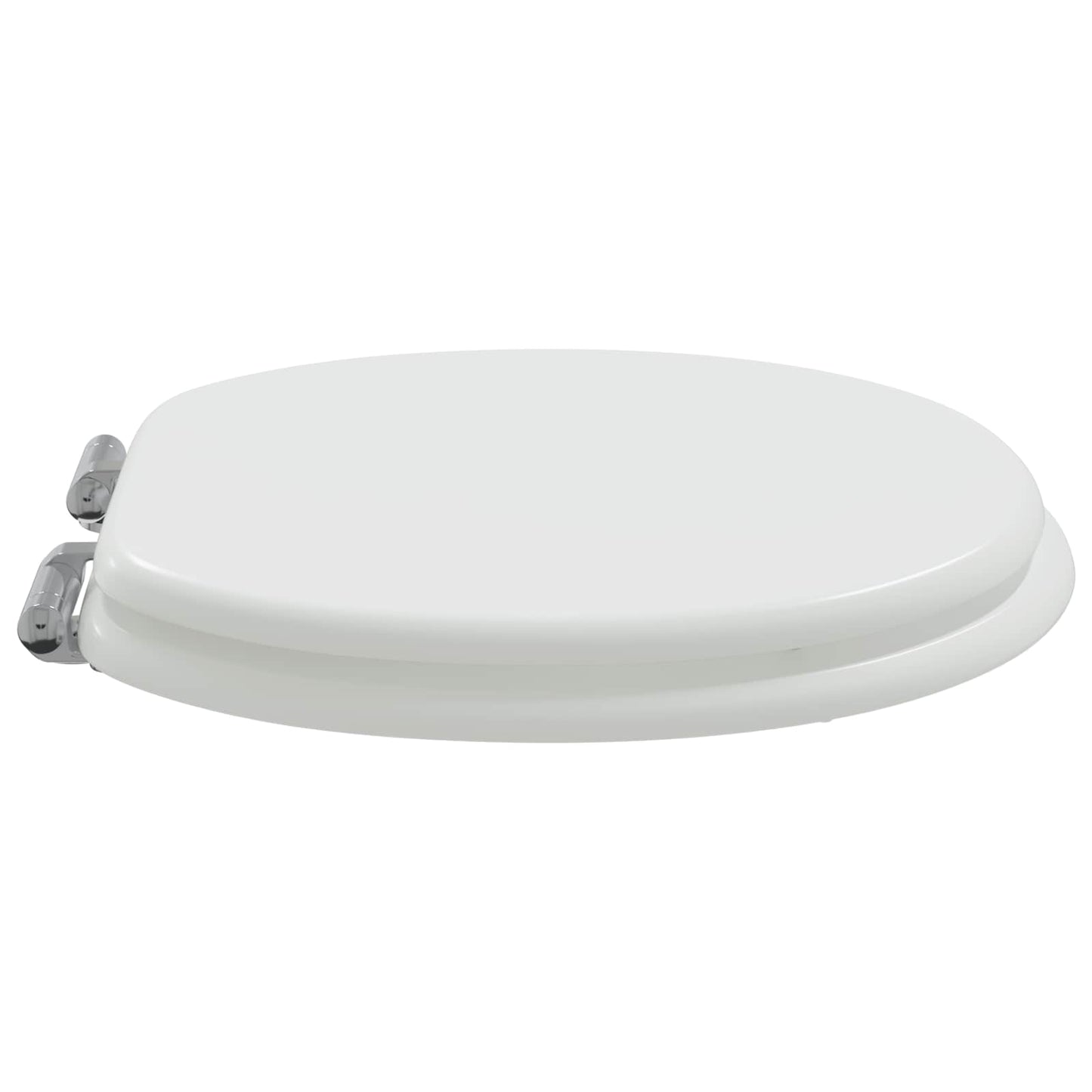 Blødt lukket toiletbræt 2 stk. Hvid 44 x 38 cm MDF plade