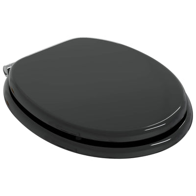 Blødt lukket toiletbræt 2 stk. Sort 44 x 38 cm MDF plade