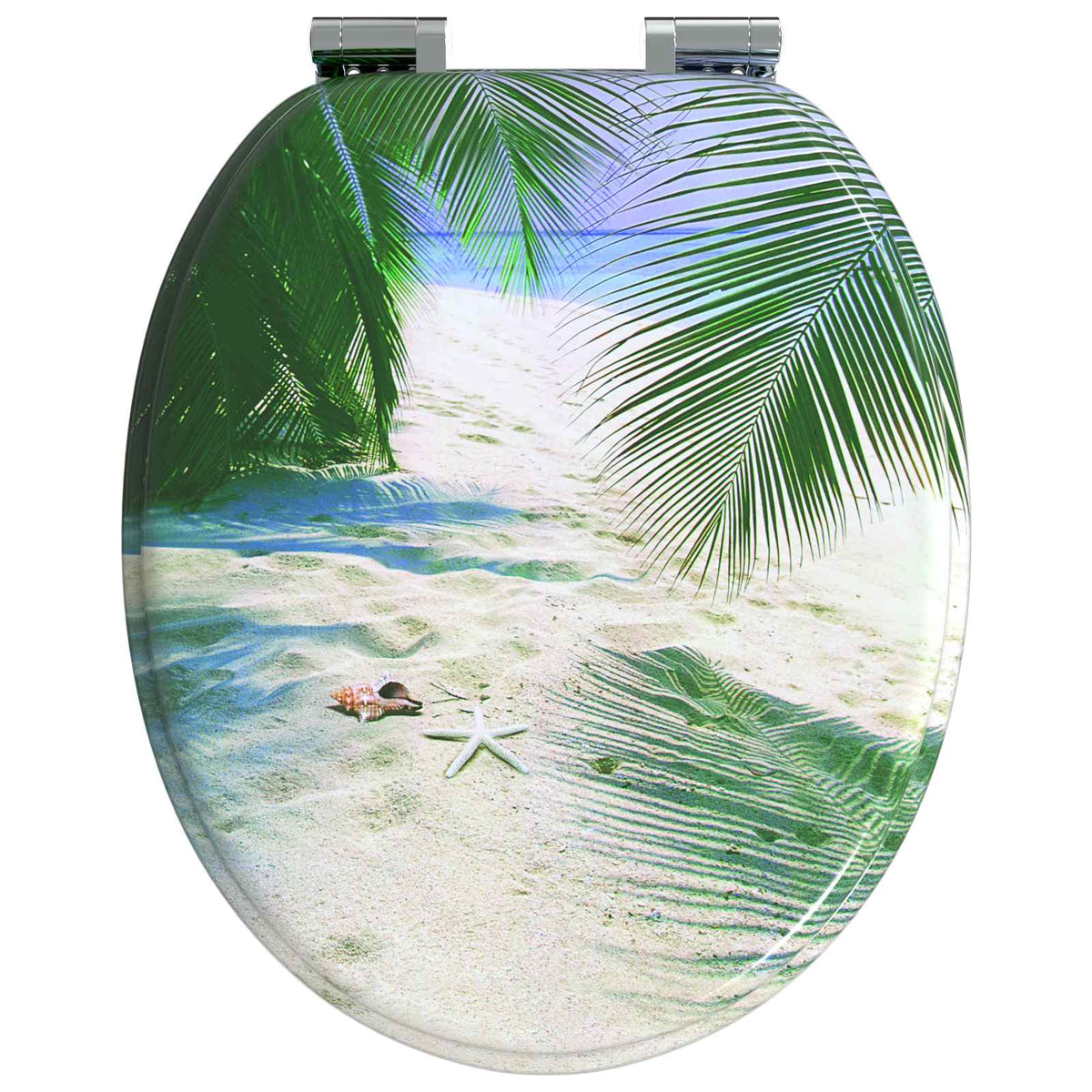 Blødt lukket toiletbræt 2 stk. Grøn 44 x 38 cm MDF plade