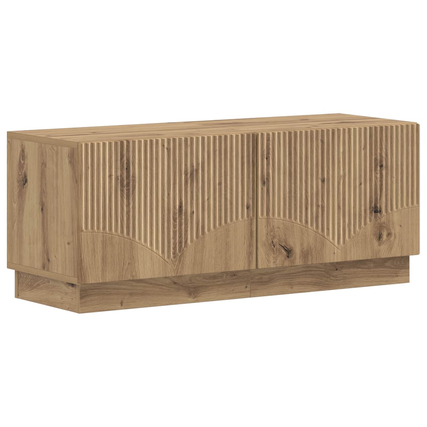 LED TV-skab HOORN 3 stk. Artisan-eg Konstrueret træ
