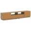 LED TV-skab HOORN 3 stk. Artisan-eg Konstrueret træ
