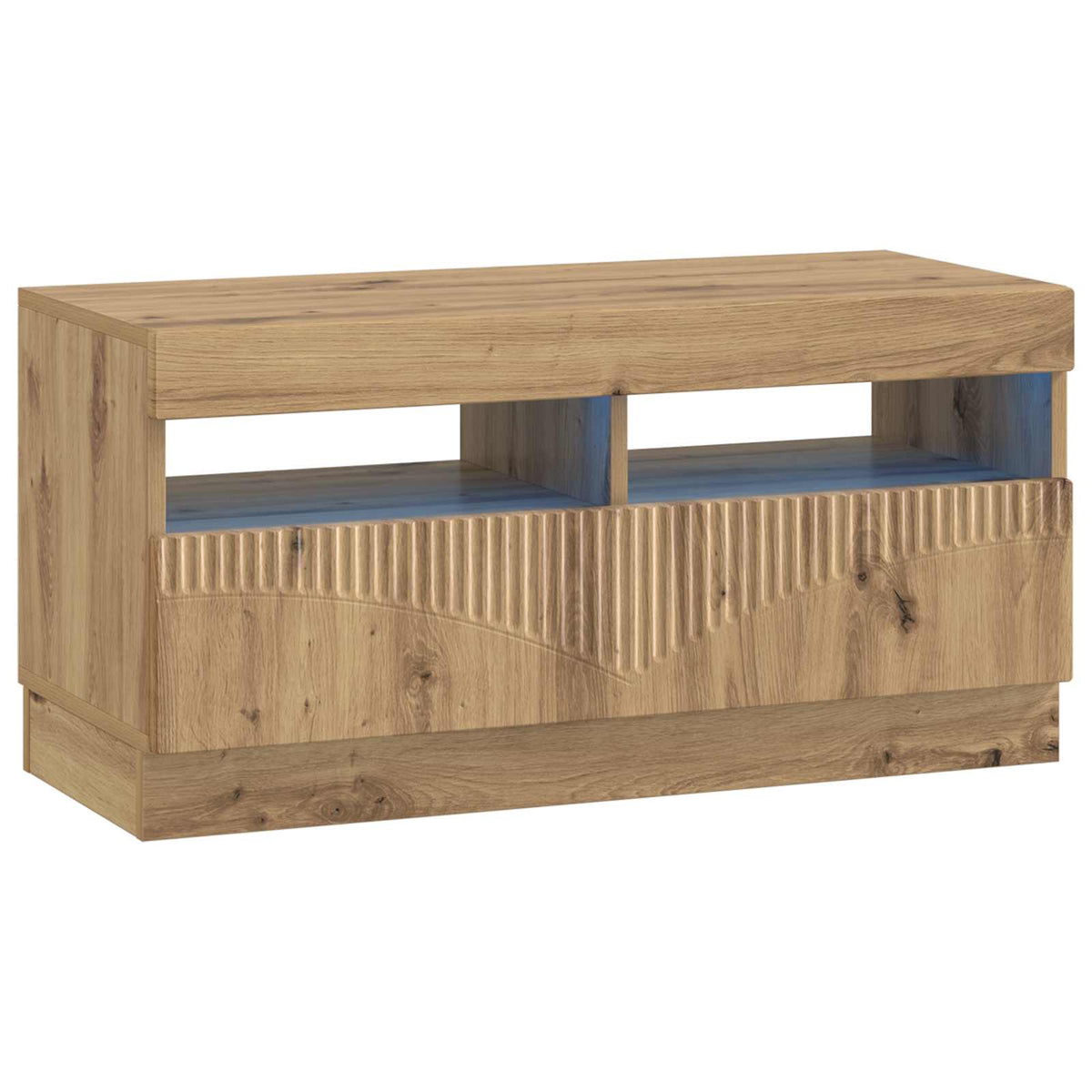 LED TV-skab HOORN 3 stk. Artisan-eg Konstrueret træ