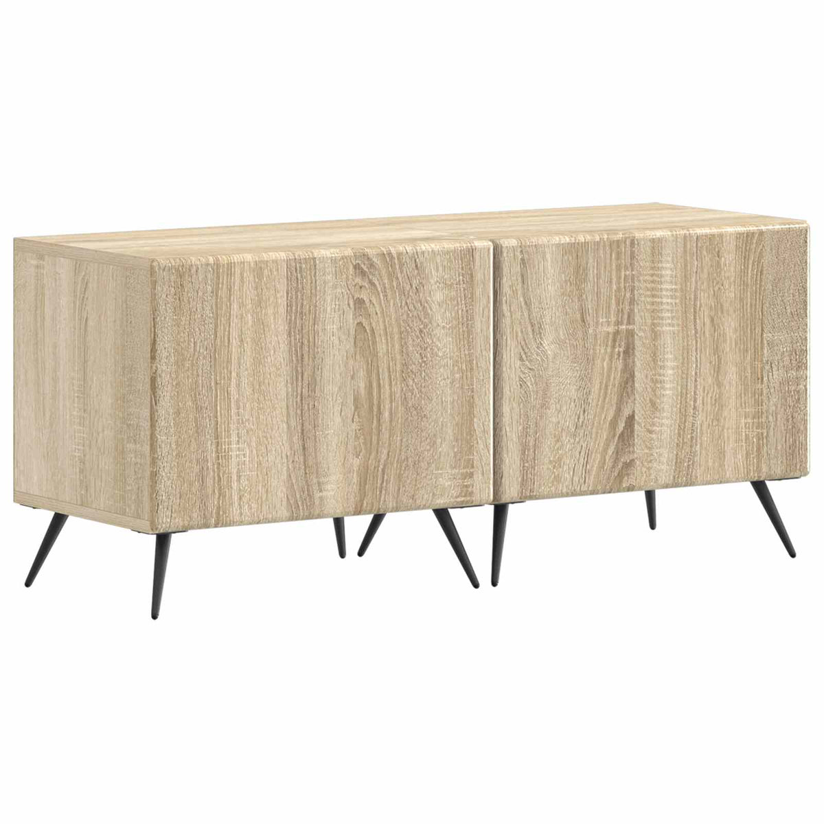 LED TV-skab BREDA 3 stk. Sonoma-eg Konstrueret træ