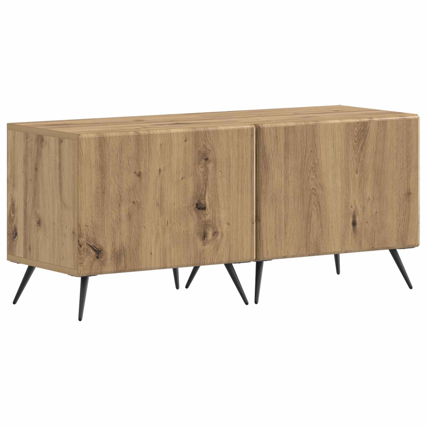 LED TV-skab BREDA 3 stk. Artisan-eg Konstrueret træ